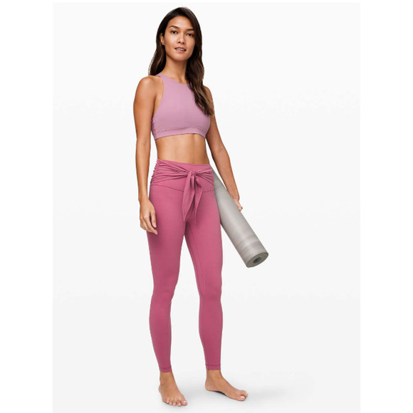 Lululemon Women's Align Wrap Waist Pant 28"  Moss Rose Size 12 NWT - Picture 2 of 9